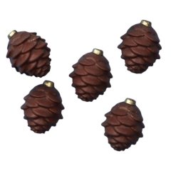 Форма силиконовая для шоколада Шишки маленькие 10115081