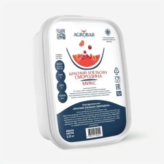 Пюре замороженное AGROBAR Красный апельсин-красная смородина 250 г 