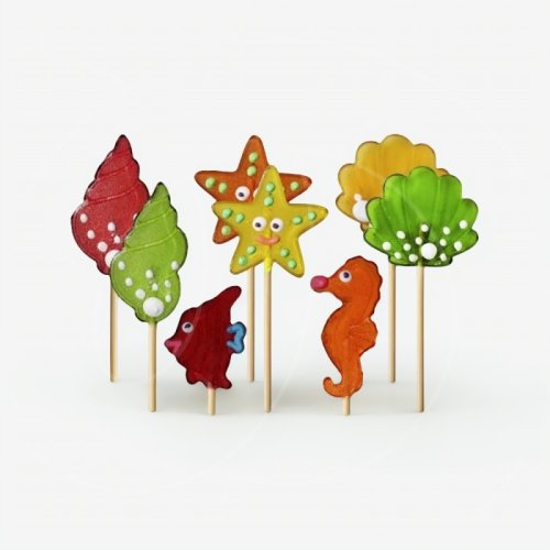 Леденец на палочке с айсингом "Дары моря" 13 г 