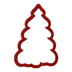 Вырубка пластиковая LUBIMOVA "Ёлочка пышная" 11 см LC-00005064	