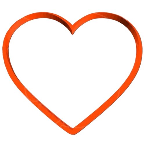 Вырубка пластиковая LUBIMOVA "Сердечко" LC-00005119