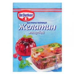 Желатин пищевой гранулированный 180 bloom Dr.Oetker (Dr. Bakers) 10 г 1-84-001014 