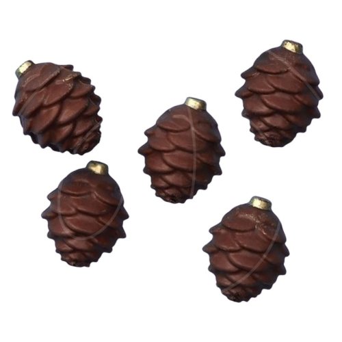 Форма силиконовая для шоколада Шишки маленькие 10115081
