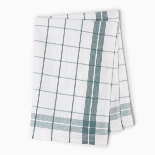 Полотенце кухонное Хлопок Синяя клетка 50х70 см 9621385	