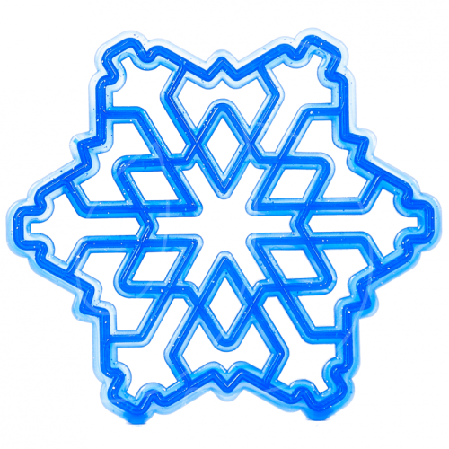 Вырубка пластиковая "Снежинка" в39