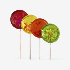 Леденец-погремушка "Круг" 30 г 