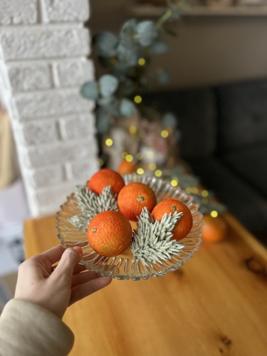 Мандарины из зефира