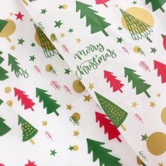 Бумага упаковочная Тишью "Зимний лес" Белая 10 шт 10888452	