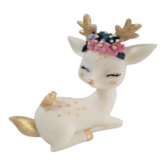 Фигурка из шоколадной глазури "Мама оленят" 