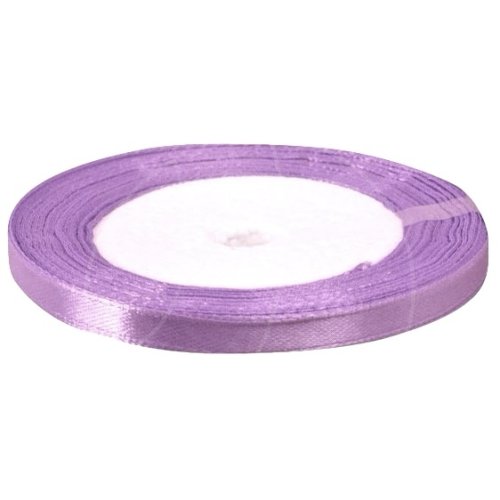 Лента для декора и упаковки Атласная Лиловая 7 мм 129-07