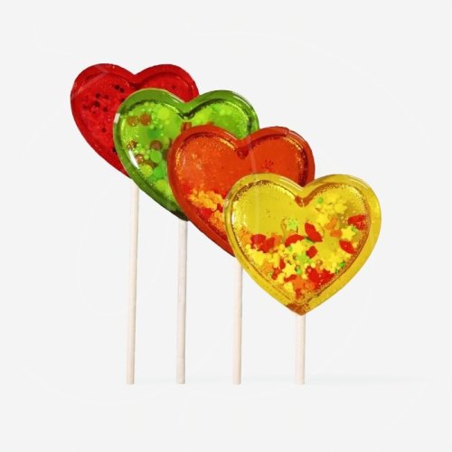 Леденец-погремушка "Сердце" 25 г 