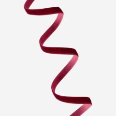 Лента для декора и упаковки Бархатная Бордовая 0,6 см 5487630	