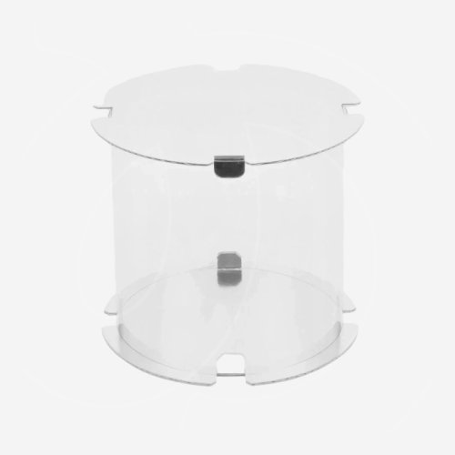 Коробка для торта круглая белая 20х20 см 022510 ф