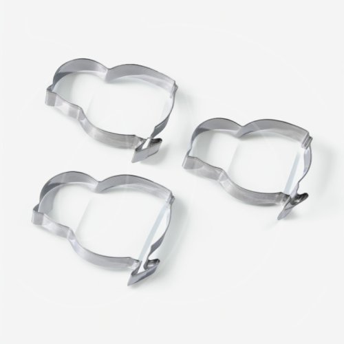 Набор металлических вырубок "Цыплята" 6,8х7х1,3 см 3 шт 9915546