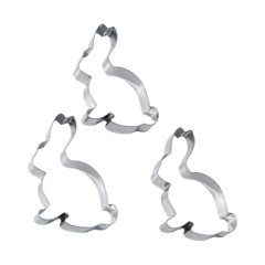 Вырубка металлическая "Кролик" 3 шт 9915544