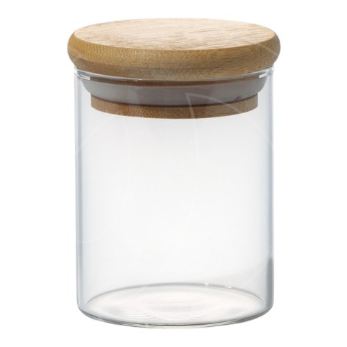 Банка стеклянная с бамбуковой крышкой 150 мл 9292700