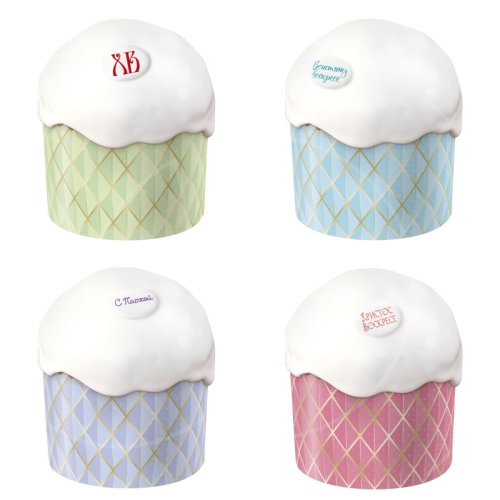 Форма для кулича "Оригами Микс" D60 H45 мм 1 шт 31578